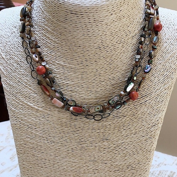 EUC SILPADA 925 Coral Fiesta Fun Necklace N1563 - Picture 4 of 7